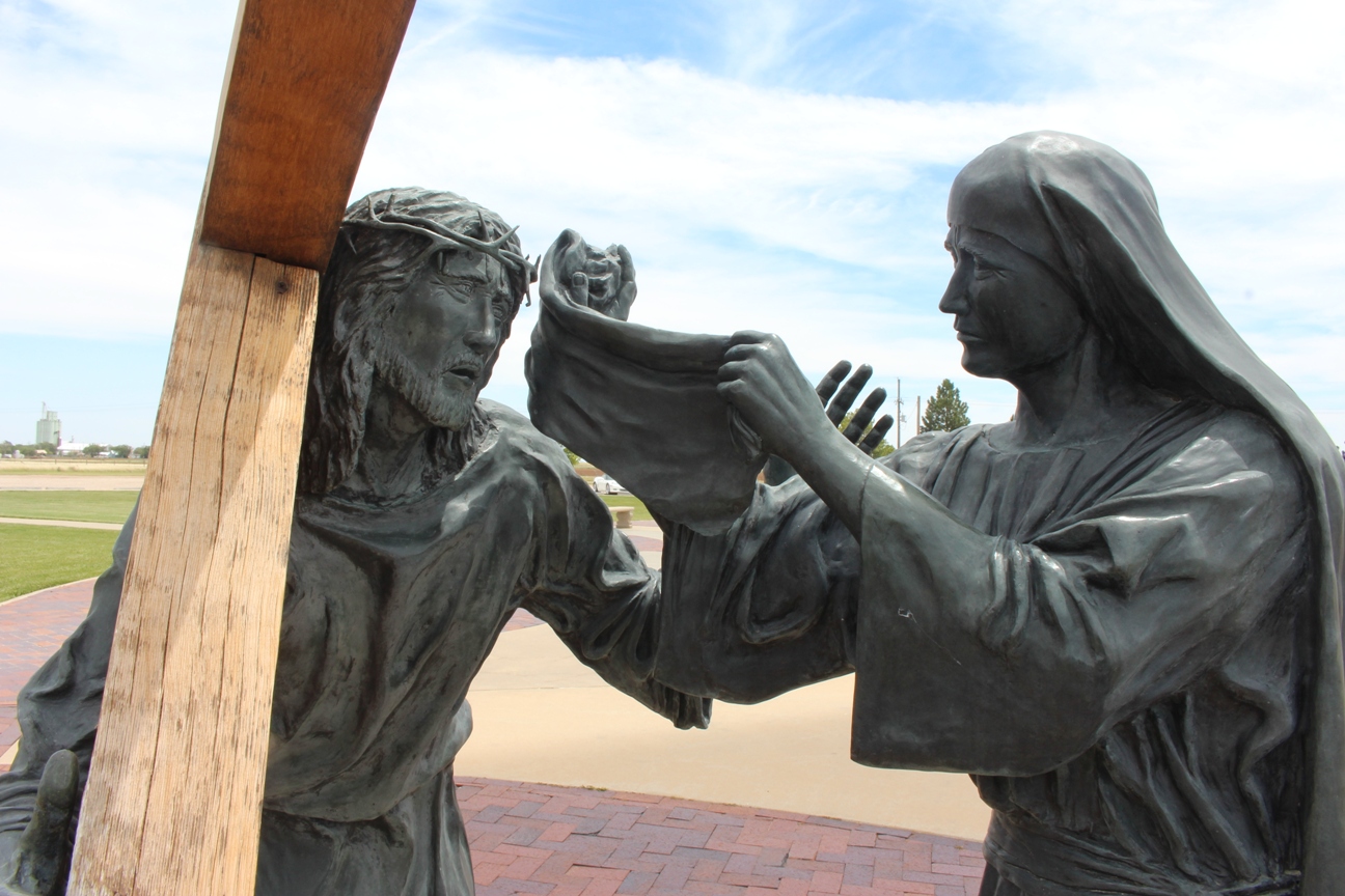 Station 6 at the Cross of Our Lord Jesus Christ in Groom, Texas.